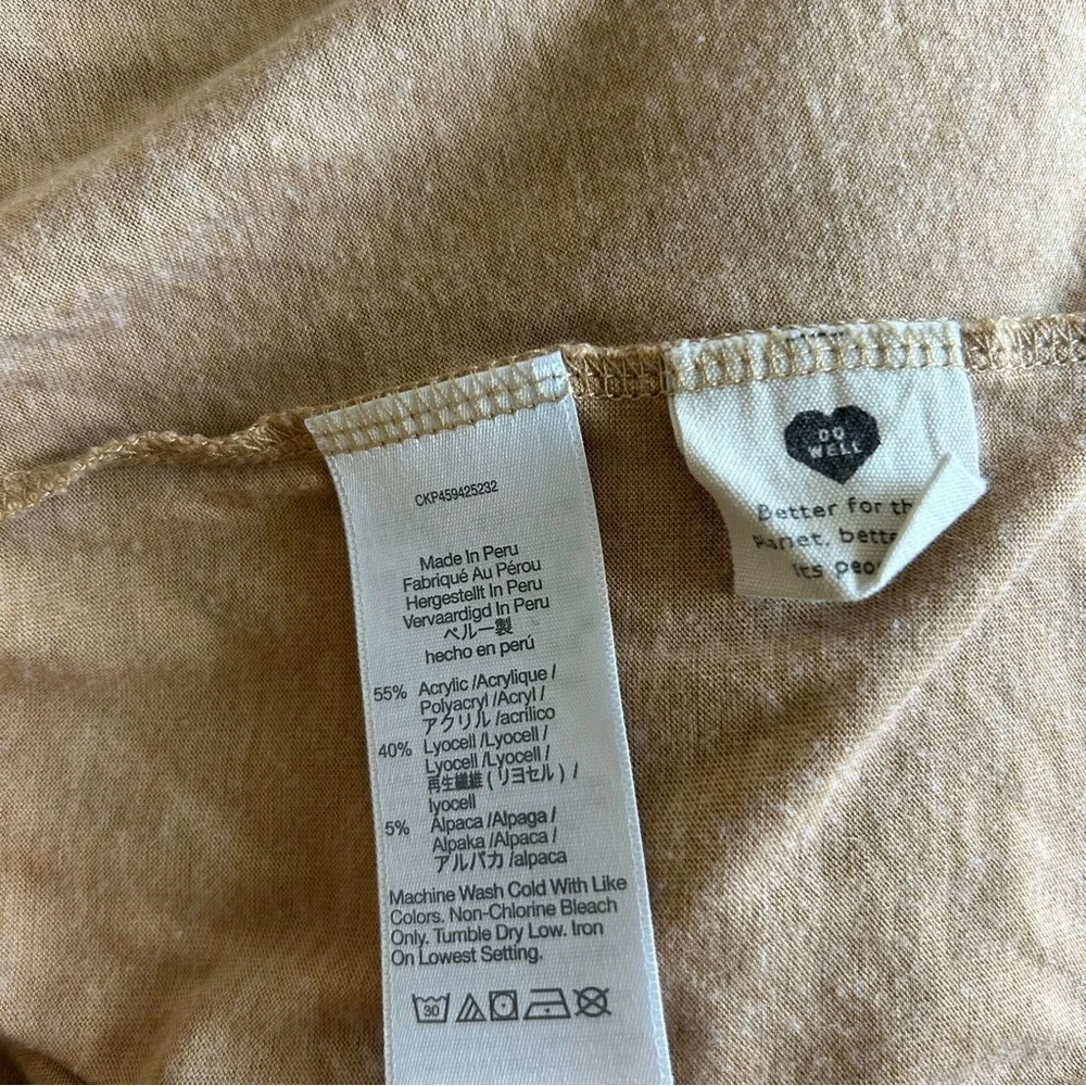 MADEWELL Avrina Women's Puff Sleeve Top in Toffee